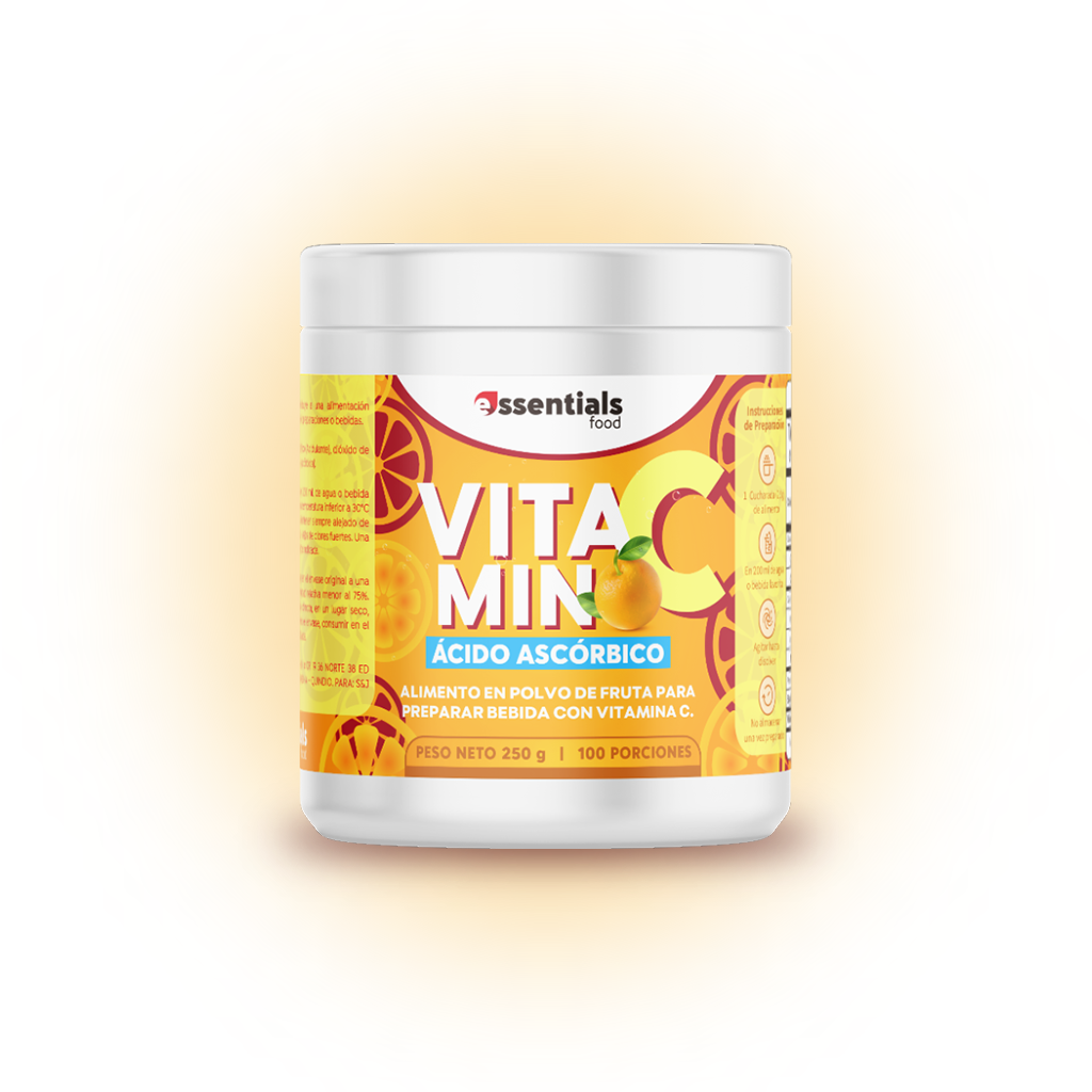 Vitamina C 250 gr, en polvo